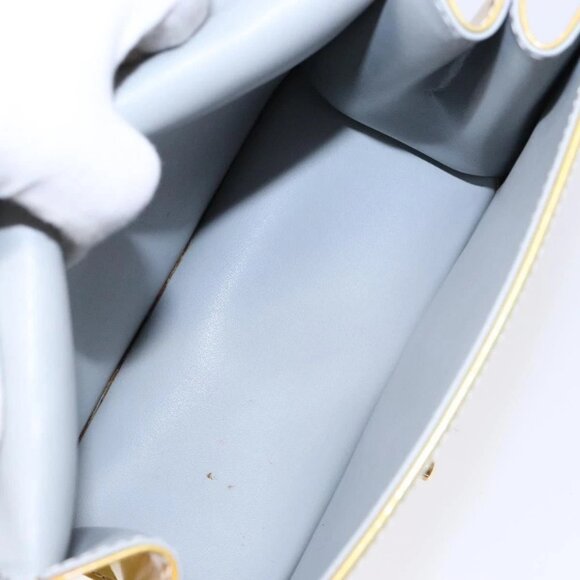 LOUIS VUITTON Monogram Vernis Spring Street Hand Bag Gris M91029 LV Auth 140998 - Picture 3 of 15